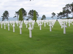 visiter le cimetière de Colleville