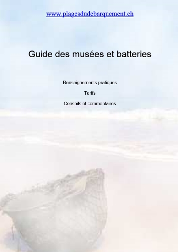 guide musees batteries