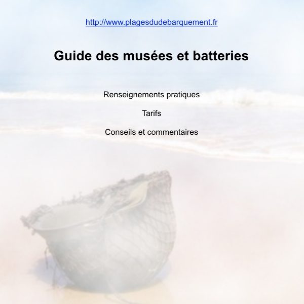 Votre guide PDF des musées et batteries